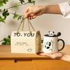 Подарочная коробка для кружки 2025 новая кружка с пандой для женщин сувенирная керамическая чашка для воды чашка для кофе