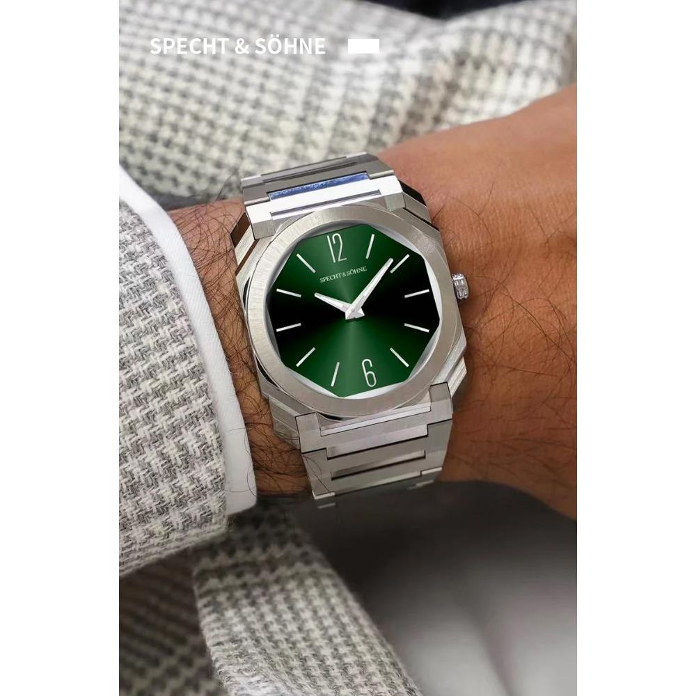 2026 New Hot Selling 38MM Specht & Söhne Quartz Watch For Men Ultrathin 316L Stainless Steel Watches Sapphire Crystal Waterproof