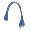 Двухпортовый USB 3.0 Header Материнской платы Мужской Кабель-шнур Адаптер USB удлинительный кабель
