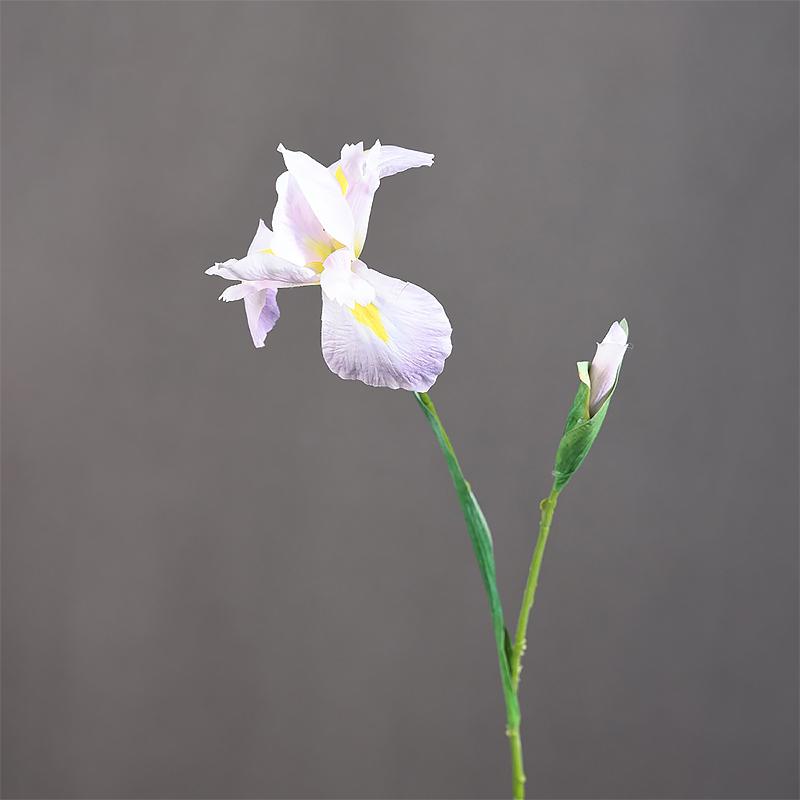1PC Wedding Decoration Fake Flowers Flower Arrangement 2 Heads Silk Home Decor Iris Flower Branch Iris Flores Artificial Flower