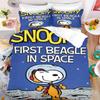 Мультяшные комплекты постельного белья Снупи Покрывало Пододеяльник Наволочка Комплекты из 2-3 предметов Мальчик Девочка Украшение для дома Спальня