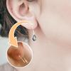 Invisible Ear Lobe Support Patches for Heavy Earrings 60pcs Clear Earlobe Protector Stickers | Pain-Free Anti-Tearing & Sagging Solution (2.8"x1.6")