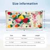Fruitful Theme Quick Dry Beach Towel Custom Name Text Print Large Sand Resistant Towel Beach Vacation