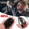 40 Pcs Buckle Dashboard Fastener Clip Car Accessories Retainer Clips For Iron Mounting Metal Universal Vehicle Automobile