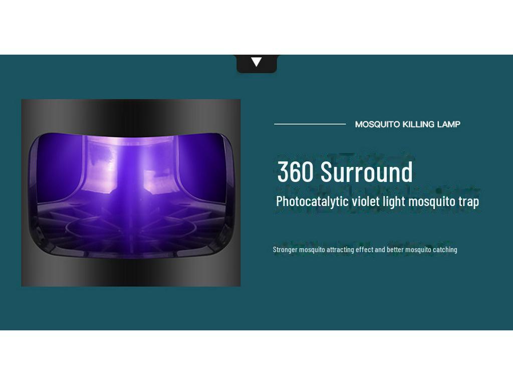 2024 USB Rechargeable Electric Mosquito Killer Lamp with Suction Function