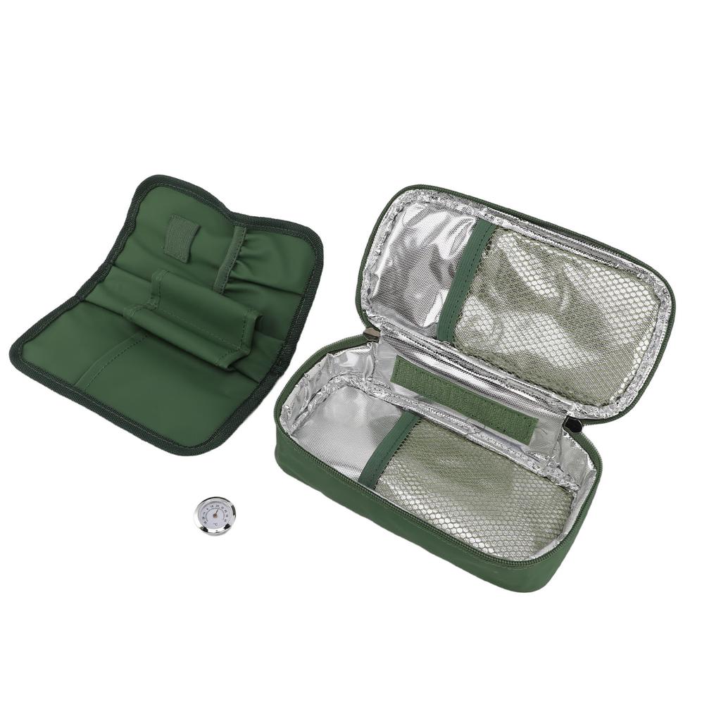 Сумка-холодильник для инсулина, дорожный чехол из холщовой ткани с полиуретановой изоляцией, сумка для диабетиков, портативная сумка-холодильник для лекарств с