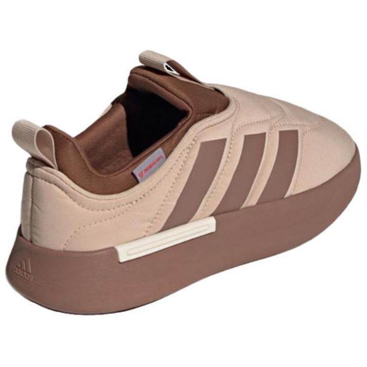 Adidas Adipuff Trendy Fashion Slip-Resistant Durable Low-Top Casual Shoes Unisex Sneaker Brown JP7710