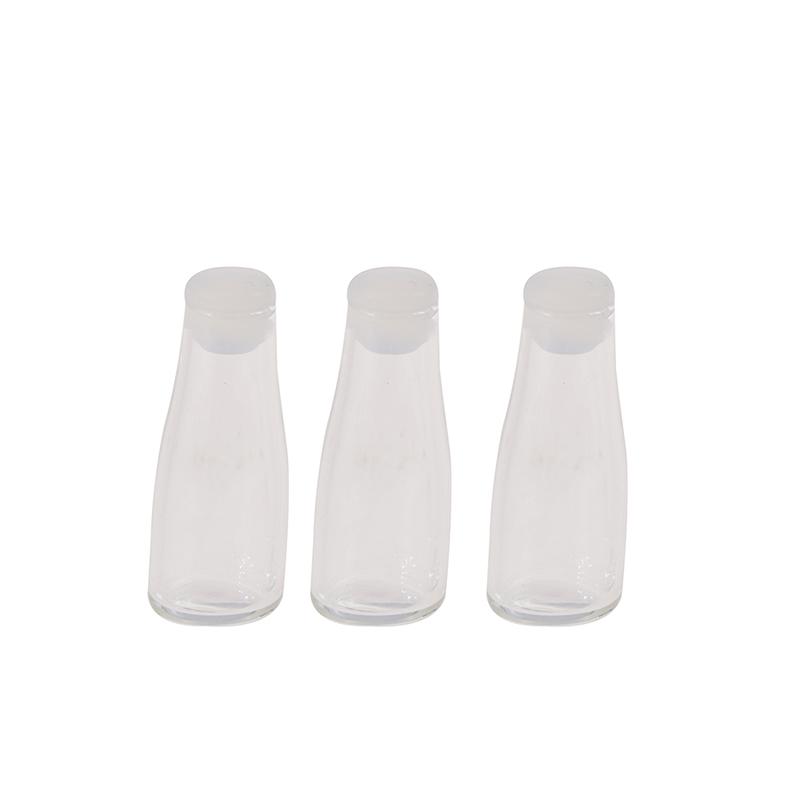 3шт 1: 12 Кукольный домик Миниатюра Стеклянная Бутылка Кухня Гостиная Аксессуары