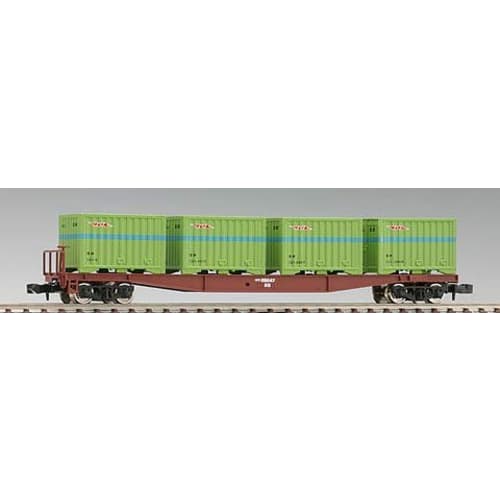 TOMIX N Gauge Koki 5500 with Container 2754 Railway Model Freight Car