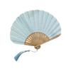 Foldable Folding Hand Fan Cotton Linen Handheld Fan New Chinese Style Fan  Traditional Events