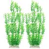 2Pcs Aquarium Fish Tank Landscaping Plastic Peanut Grass for Turtle Fish Ornaments