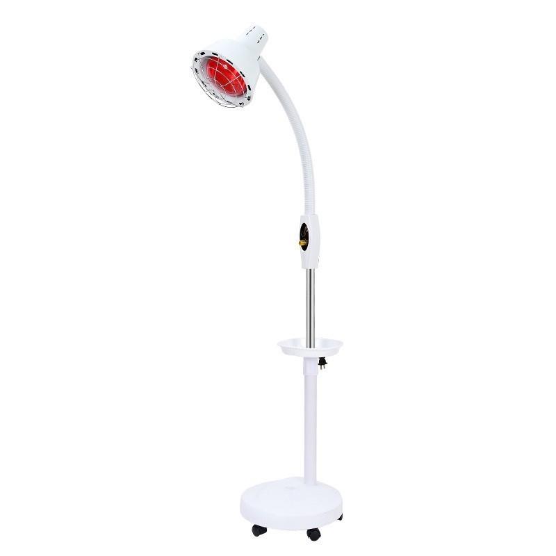 275W Floor-standing Infrared Physiotherapy Lamp Household Physiotherapy Instrument Heating Lamp Analgesia Treatment Equipment White