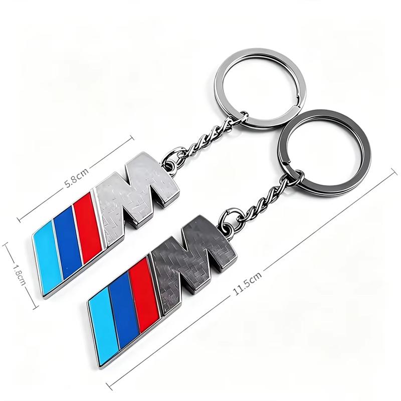 NTSM5 Carbon Fiber Car M Emblem Styling Auto Keychain Accessories For BMW E90 G80 M3 G30 M5 F82 F83 F20 F21 G42 F95 F96 G06 G07 M2 M4