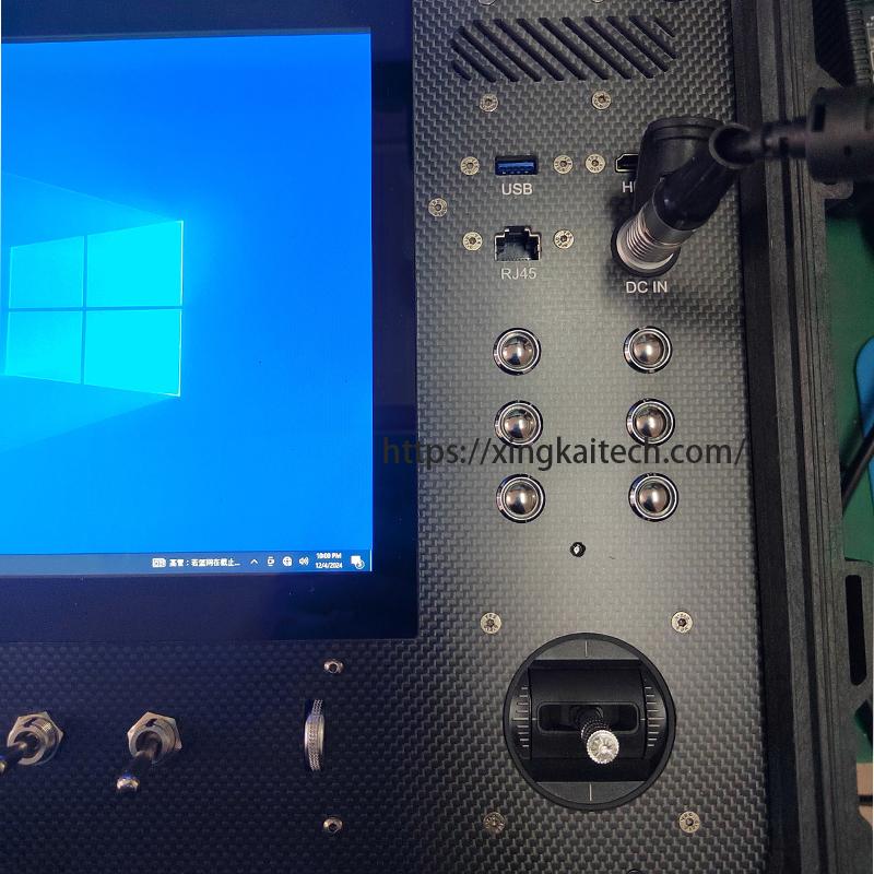 Наземная станция FPV Drone с двумя экранами, встроенной удаленной телеметрией и технологией дистанционного управления Pod