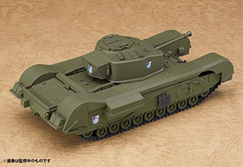 Nendoroid More Girls Panzer Final Chapter Churchill Infantry Tank Figure & Mk.VII Немасштабная ABS&PVC Предварительно окрашенная