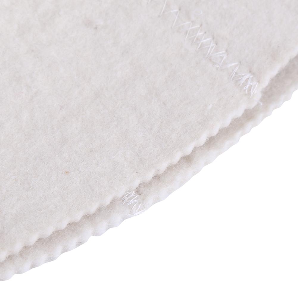 Белая шерстяная фетровая шапка для сауны для русской бани с петлей для подвешивания