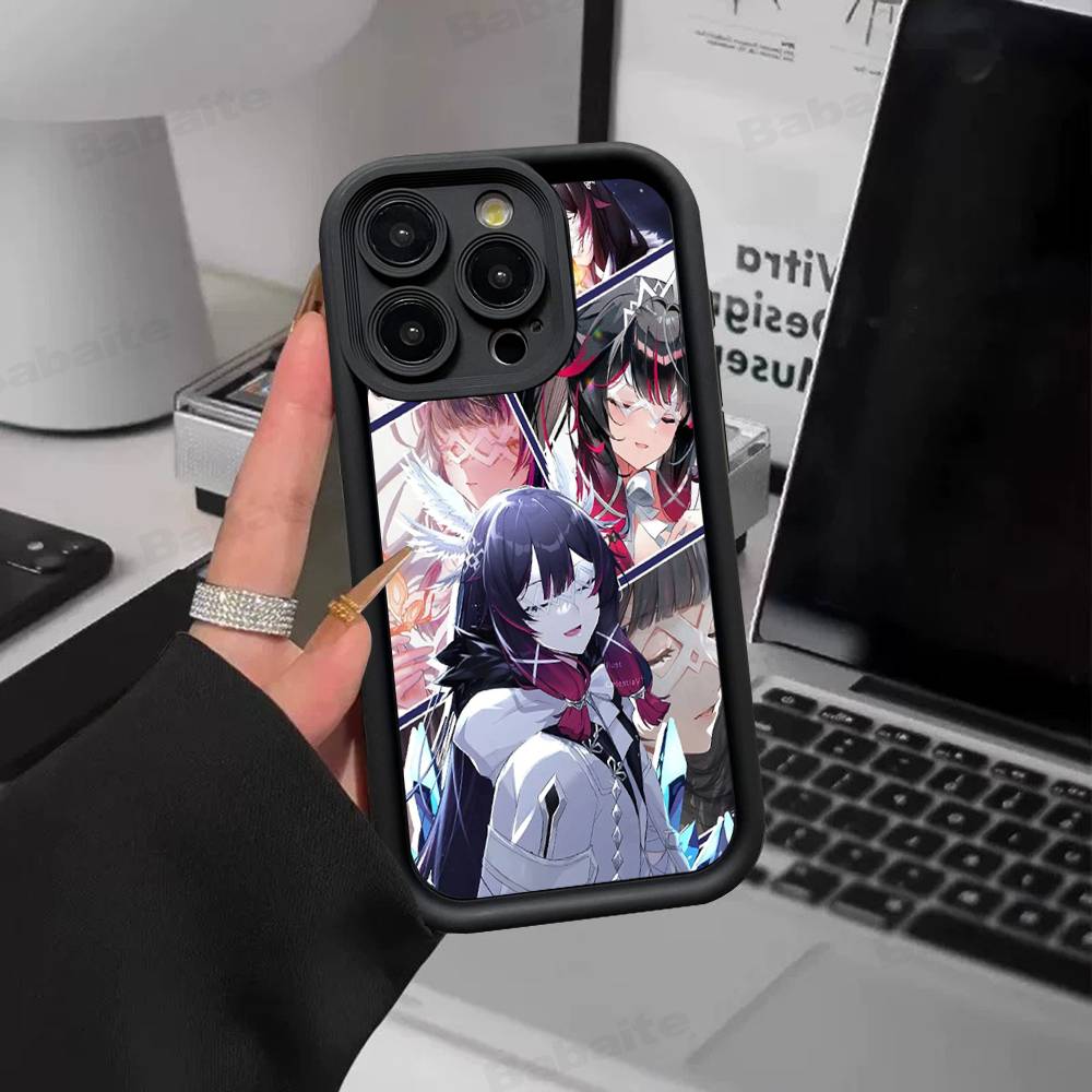 Genshin Impact Коломбина Для IPhone 17 15 13 12 11 14 Pro Max X XR XS 16 Plus Ударопрочный Конфетный Задний Чехол
