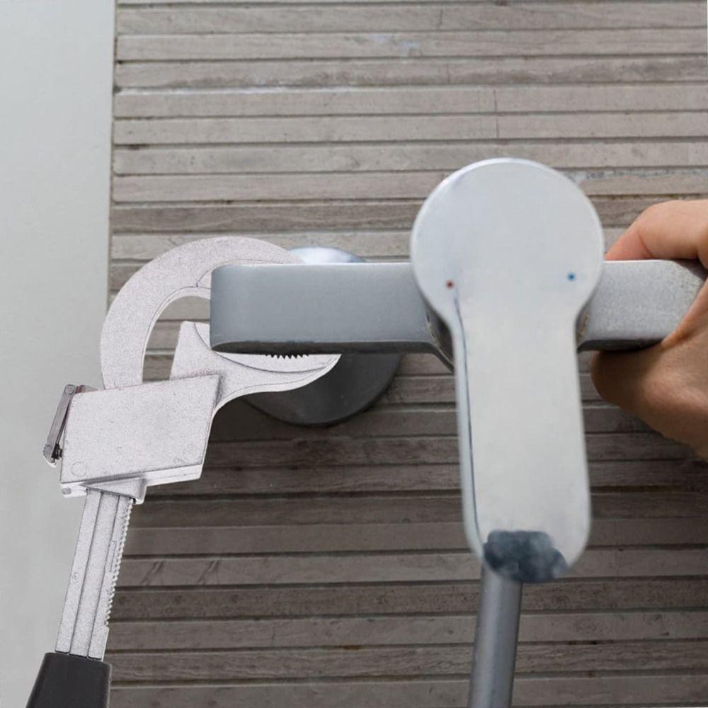 Universal Adjustable Adjustable Wrench 80mm Size Plumbing Wrench Pipe Wrench  Tight Spaces
