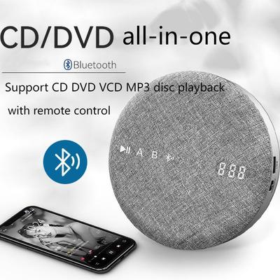 Портативный Bluetooth CD-плеер DVD VCD MP3 Hifi с динамиком USB винтажная музыка с пультом дистанционного управления стереосистема для домашнего обучения Walkman