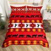 Exotic Horse Duvet Cover Set Queen African Tribal Arrow Western Animal Comforter Cover Microfiber Aztec Farm Animals Bedding Set