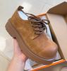 Hollow tooling shoes breathable casual shoes men's and women's platform fashion big head casual leather shoes