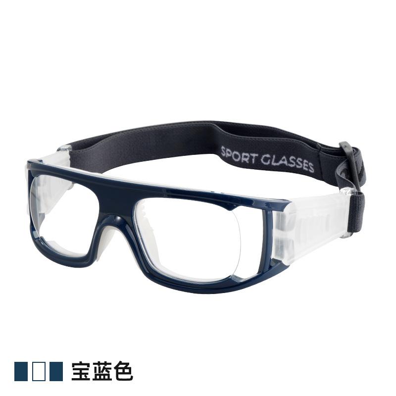 Men's outdoor sports glasses with prescription options, running goggles, anti-drop strap, football and basketball glasses