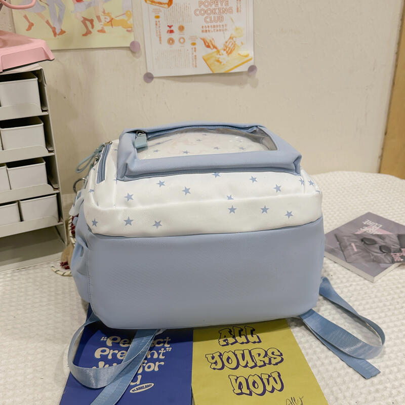 Преппи Студенческий Школьный Рюкзак Легкий Вместительный Рюкзак