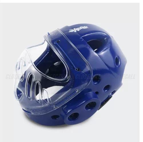 Taekwondo Headgear Mask Helmet Karate Helmet Boxing Sanda Helmet Face Care Head Protection Cover Removable
