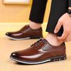 Elastic Band Men's Shoe  Casual Fashion Soft Sole Flat Bottom Business 2024 Elastic Mouth Breathable Sports Shoes