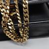 [Pre-Owned] Tb Exclusive Logo Lock Metal Chain Leather Mini Shoulder Crossbody Bag - Good #1OELK8W