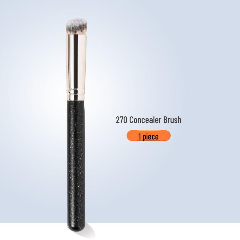 Набор кистей для макияжа: 170 Круглая кисть для основы и 270 Скошенная кисть для консилера с мягкой щетиной для начинающих