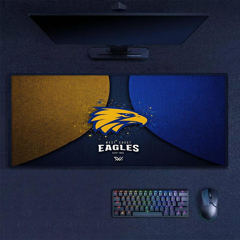 Коврик для мыши West Coast Eagles Большой игровой коврик для стола Нескользящий Коврик для ноутбука/планшета XXL Мини-ПК Игровой коврик с заблокированным краем