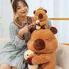 Adorable Soft Plush Capybara Doll For Kids Cute Cartoon Yellow Duck Design
