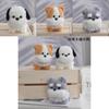 Soft And Cuddly Plush Cartoon Puppy Keychain Toy Perfect For Couples And Kids