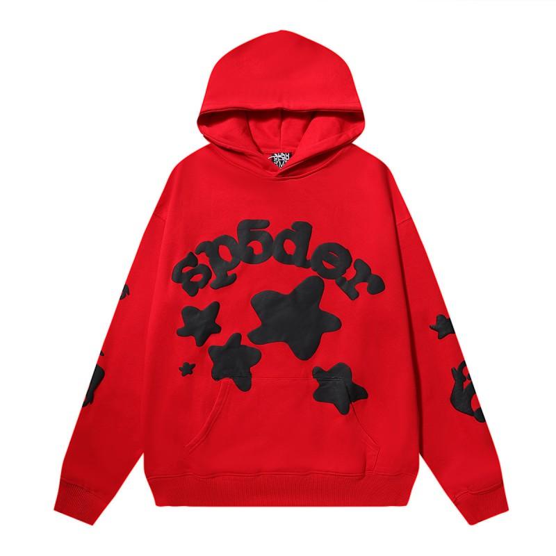 Mens Oversized Hoodie With Foil-Printed 55555 Letter Graphic Streetwear Cotton Fleece Sweatshirt Winter