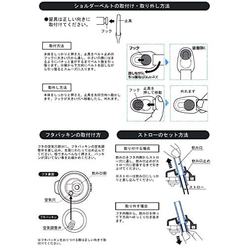 Skater 2-Way Stainless Steel Water Bottle with Two-Handle Handles and Straw, 350ml, Baby Mug, Sanrio Hello Kitty Plush Toy, for Girls, STWM3N-A