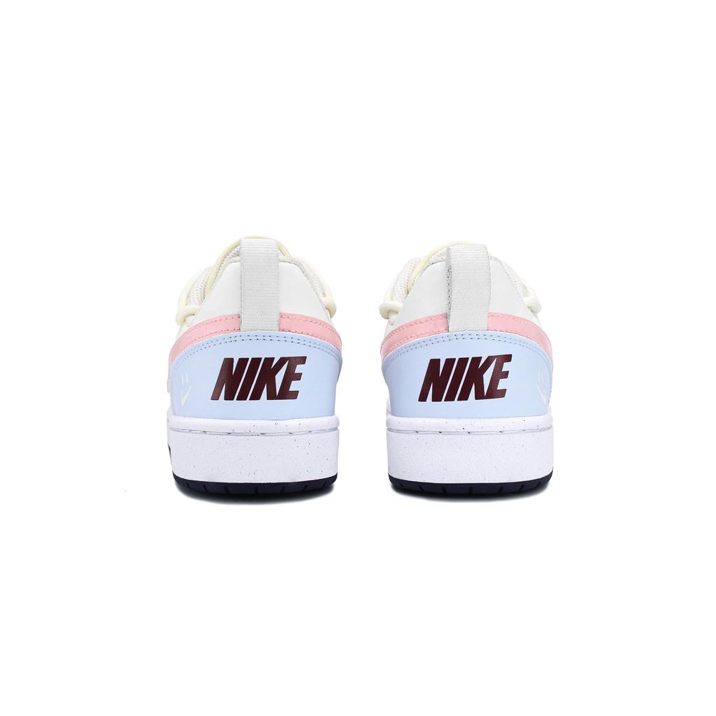 Nike Court Borough Macaron Double 2.0 Lightweight Low Top Skateboard Shoes Women's Glacier Blue DV5456-108(team-1342.0)-Random packaging bags