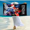 Personalized customized proof beach towel with Neon Genesis Evangelion pattern - soft, absorbent,quick-drying,perfect swimming,camping&bathing