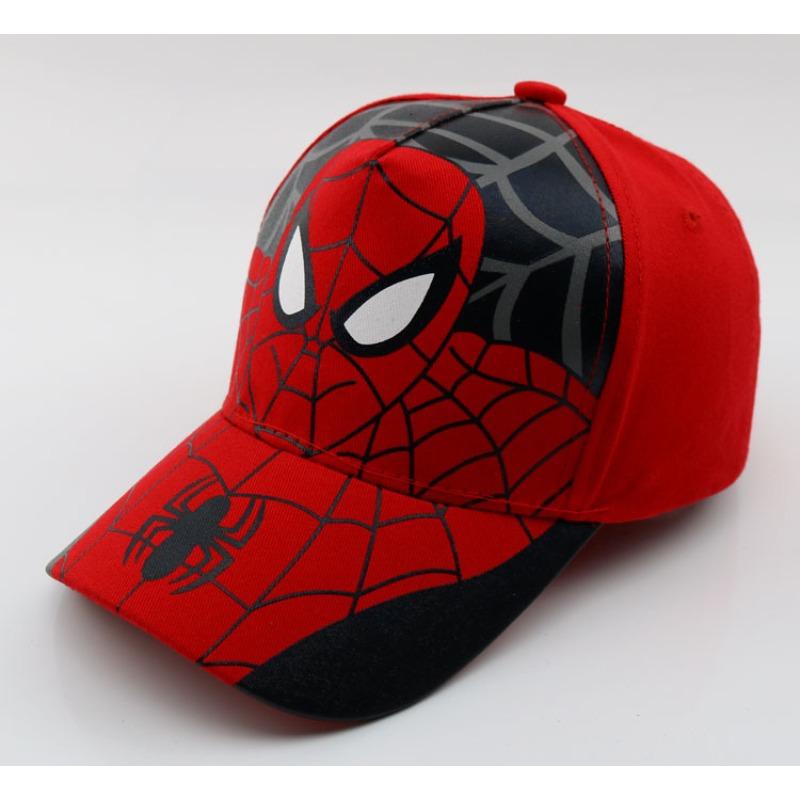Baseball Cap, Spring and Autumn, Children's Cartoon Hat, Trendy Spider Man Hat, Sun Shading, European and American