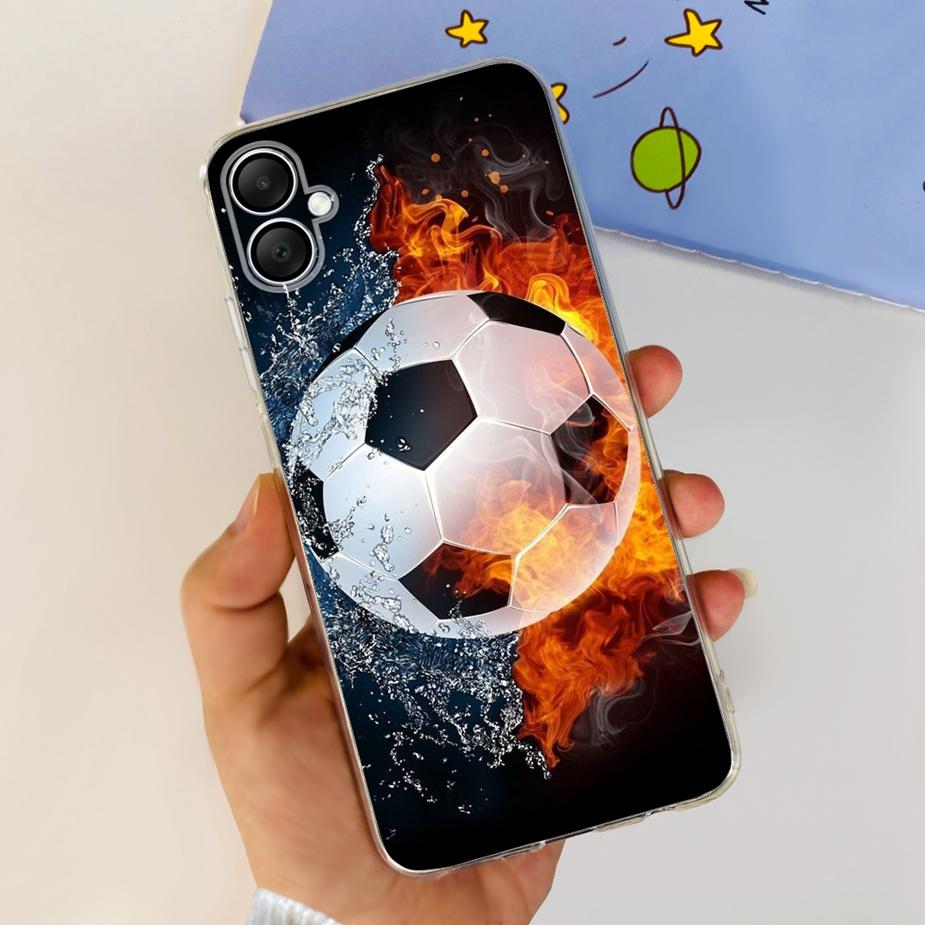 Чехол для Samsung Galaxy A06 4G SM-A065F Новый Модный Расписной Чехол Прозрачный Силиконовый Мягкий ТПУ Чехол для Телефона Для Samsung A06 A 06 Fundas