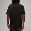 Air Jordan 23 Engineered Casual Breathable Large Logo Printing Round Neck Short Sleeve Black Men's DO8895-010