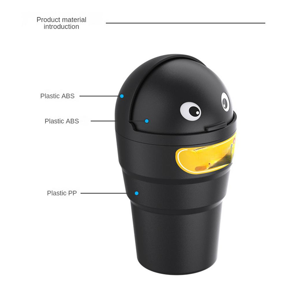 2~5 шт. Портативный мусорный бак, креативный, портативный, прочный, с крышкой, без запаха, утечки, автомобильные принадлежности, хранение мусора в автомобиле