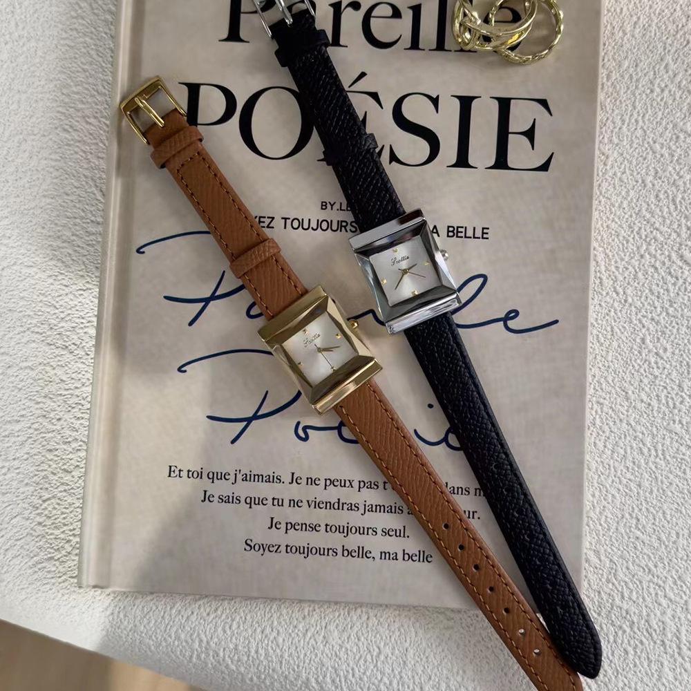 Belt Women'S Watch Square Watch 9717 Xiaohongshu