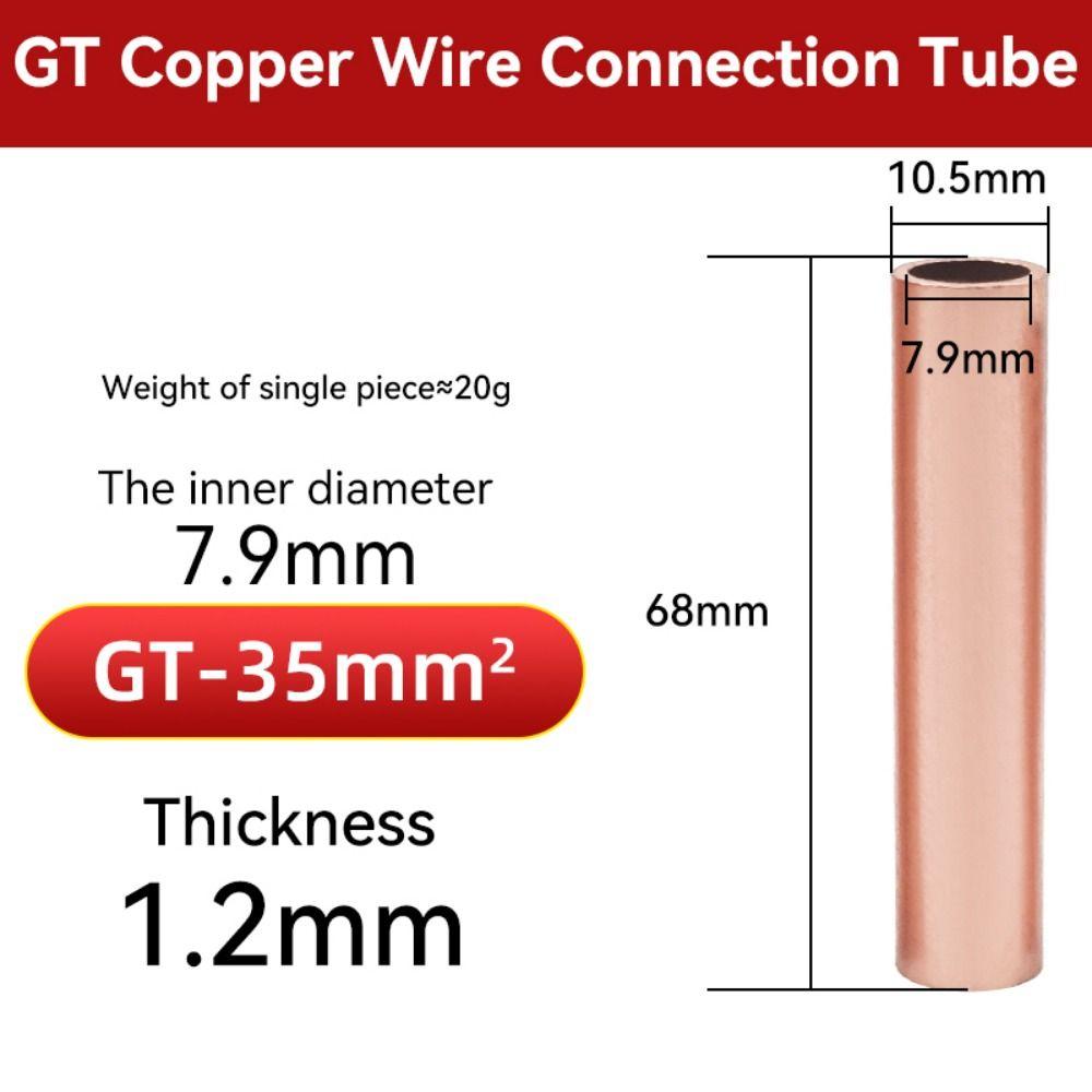 1 шт., комплект обжимного кабеля для кабеля с отверстием для провода, сварка трубок GT