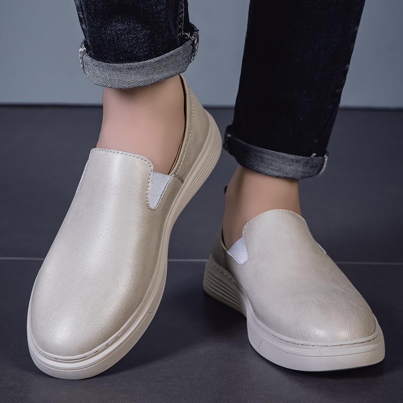 Модные мужские лоферы из натуральной кожи, ручной работы, мужские слипоны, дышащие, удобные мужские балетки, новая мужская повседневная обувь для ходьбы