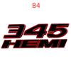3D Металлические Наклейки на Автомобиль 345 392 Эмблема HEMI Для Dod/ge Ch/arger R/am 1500 Journ/ey Ca/liber Nit/ro Car/avan