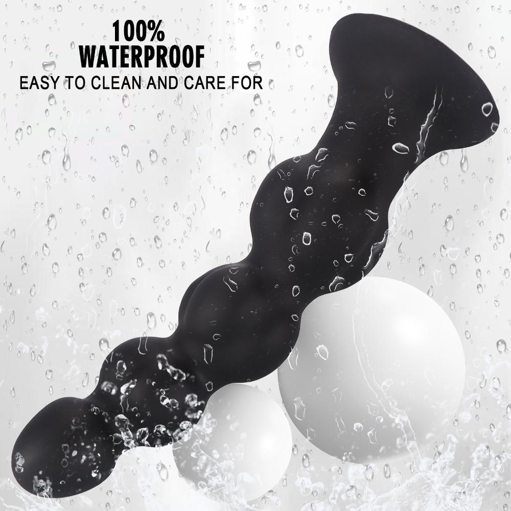 Анальная пробка с 4 шариками – Массажер простаты и точки G для мужчин и женщин, Игрушка для взрослых для чувственного оздоровления