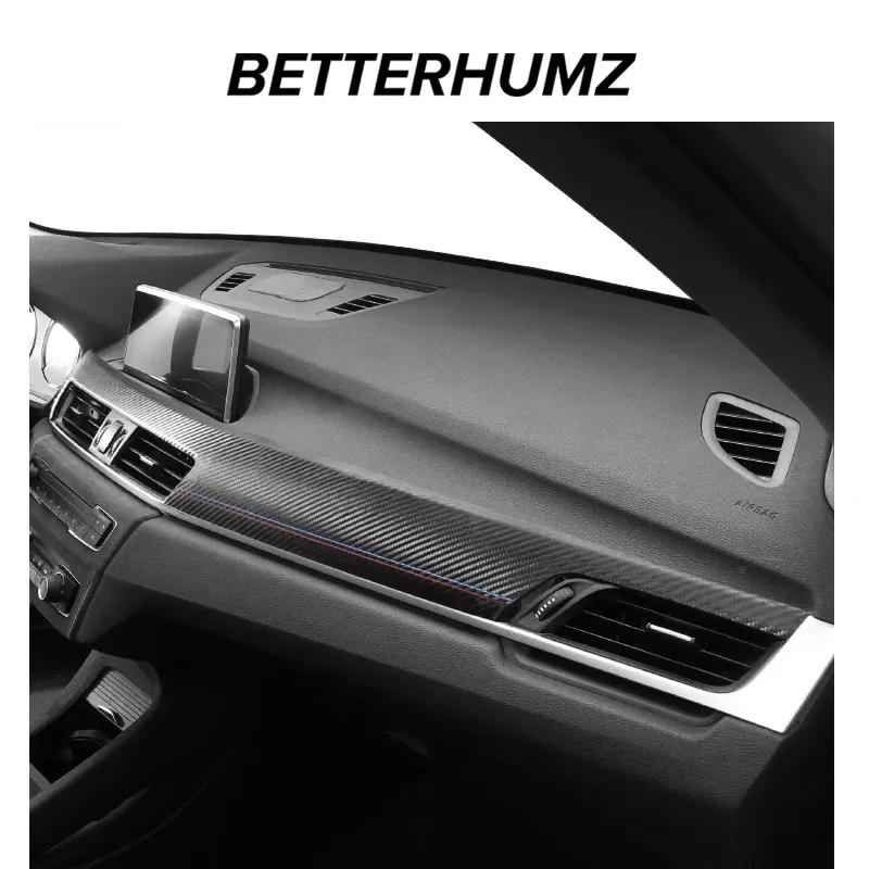 For BMW X1 X2 Serie F48 F39 Dashboard Panel Sticker Instrument Trim Cover Made of Alcantara M Performance Car Interior Accessory