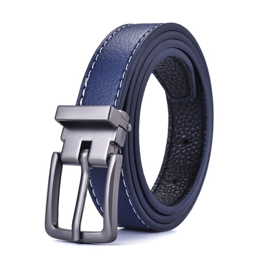Design Retro Casual Children Leather Belt Thin Waist Strap Pin Buckle Waistband Trouser Dress Belts