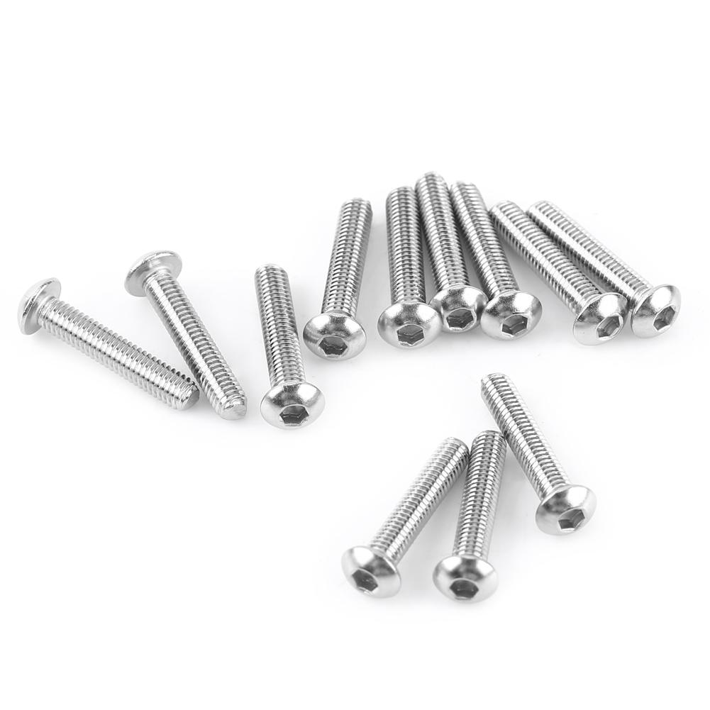 230 шт. M3 нержавеющая сталь SS304 шестигранный винт с круглой головкой болты и гайки с коробкой